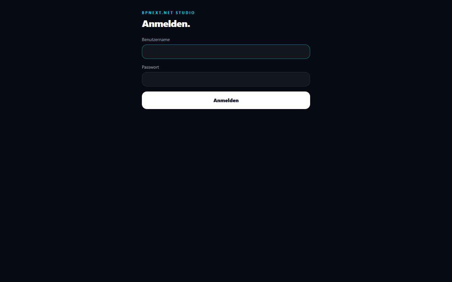 Anmeldeseite